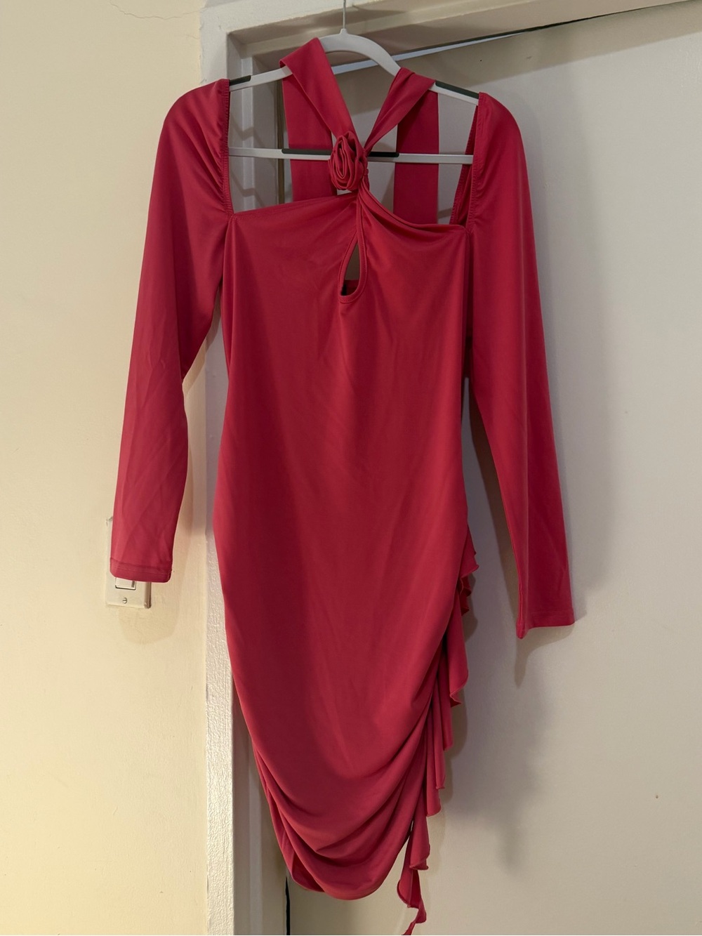 Nasty Gal Rosette Detail Mini Dress